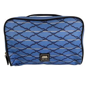 Estee Lauder Opening Ceremony Estee Lauder Blue Pattered Make Up Bag. 10”x7”